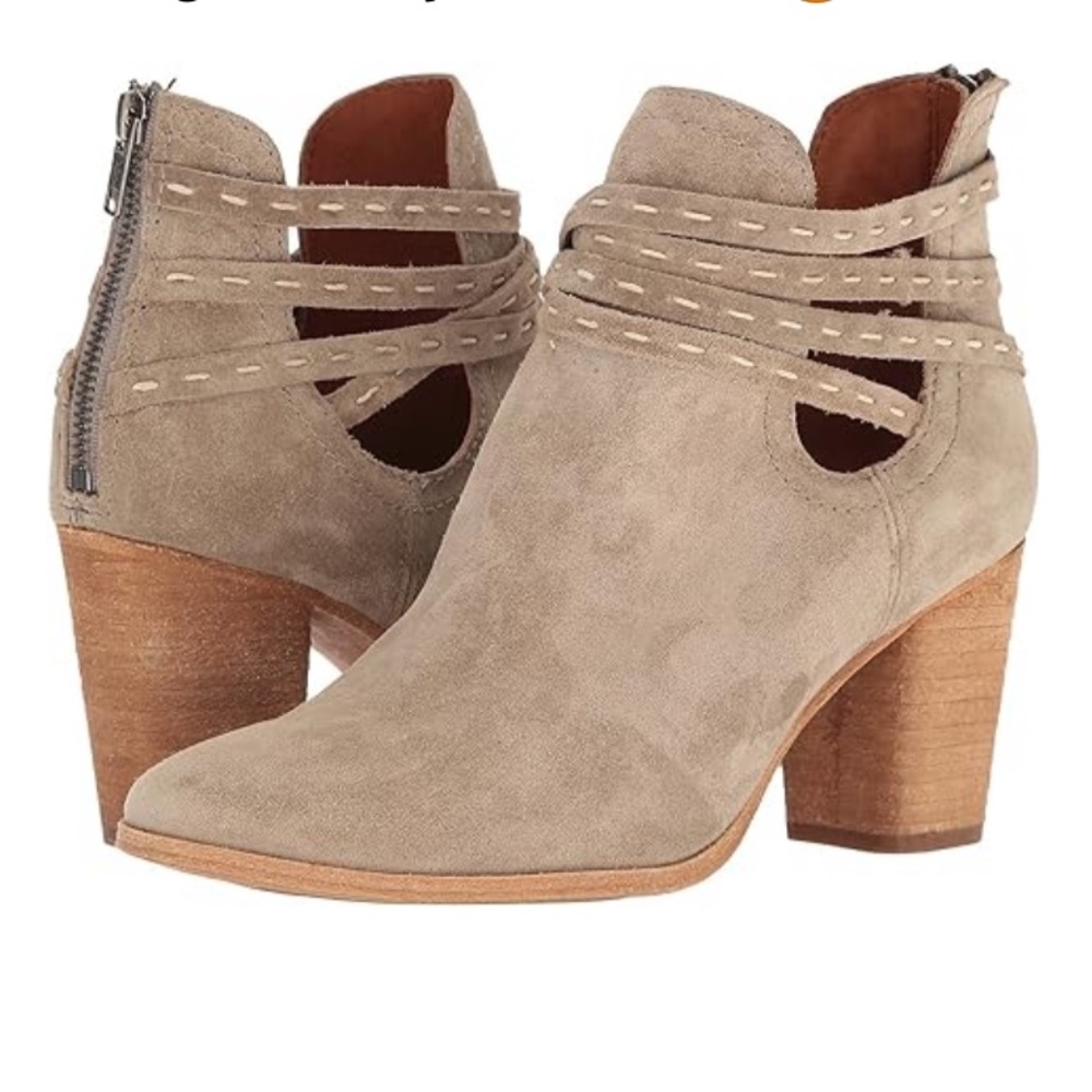 Frye Naomi Pickstich Bootie in Ash